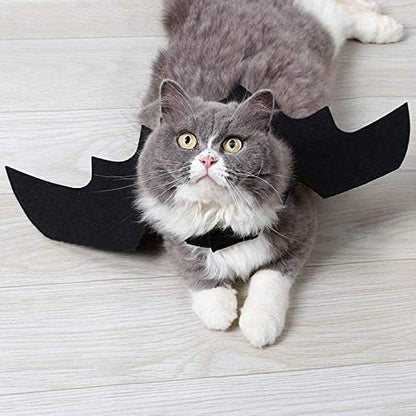 Rypet Dog Bat Costume, Cat Bat Wings Halloween Pet Costume Cosplay Party S
