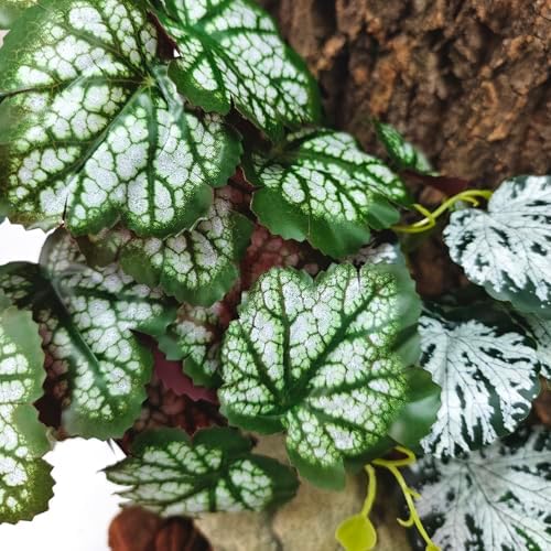 Woyrise Fake Reptile Plants for Terrarium,Tank Decor, Artificial Plant
