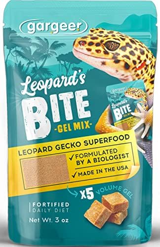 Gargeer 3oz Leopard Gecko Food. All Stages Complete Gel Diet, Made in USA
