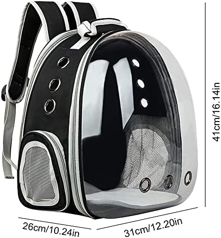 Animal Carrier Backpacks,Transparent Space Capsule Bubble Pet Backpack Bag for Small Dogs Cats Airline Approved Travel Carrier