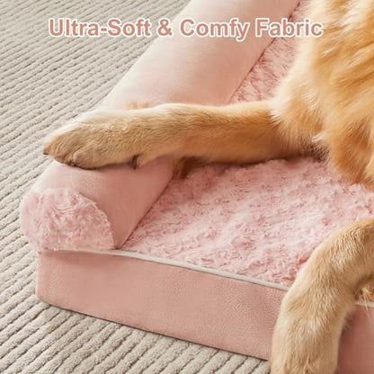 BFPETHOME Orthopedic Washable XXL Dog Bed for Senior Dog Cozy Sleep