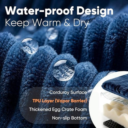 FUKUMARU Cute Dog Bed, Thickened Orthopedic Dog Sofa, Waterproof&Washable