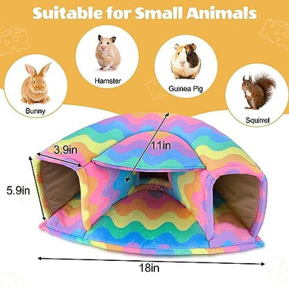 Unicorn Catcher Washable Guinea Pig Hideout Large Cozy Bed for Small Pets