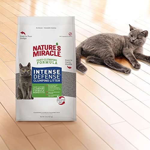 Nature's Miracle Intense Defense Fast-Acting Clumping Cat Litter, 20 lbs
