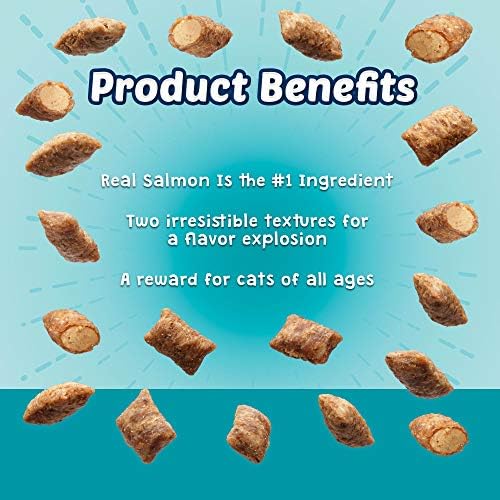 Blue Buffalo Bursts Seafood Crunchy & Creamy Cat Treats, 2 oz, 6 ct