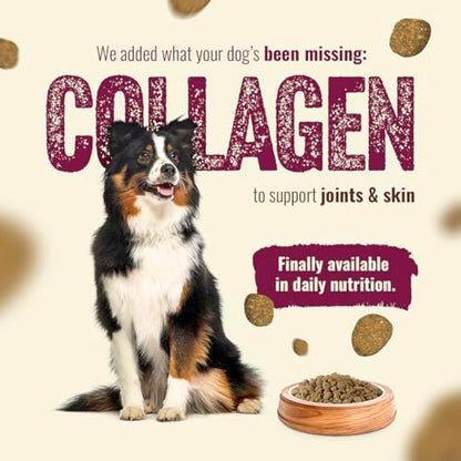 Natural Farm High Protein Dry Dog Food for All Life Stages with Collagen, Every Bag Contains 70% Beef & Pork and 30% Ancient Super Food Grains, Complete and Balanced Nutrition, 22.5 Lbs. Bag