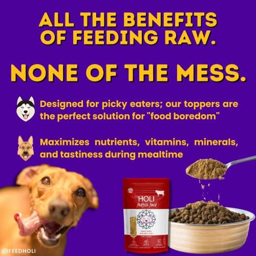HOLI Rabbit Dog Food Topper, Freeze Dried, 4oz