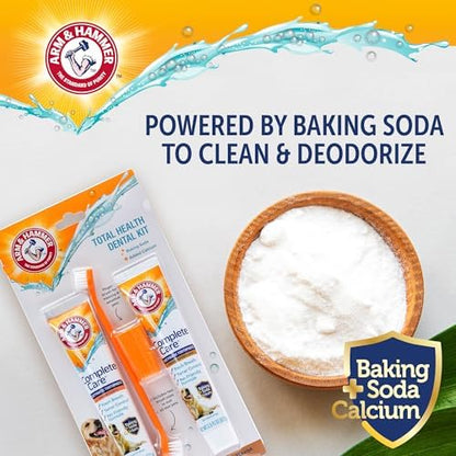 Arm & Hammer Complete Care Dog Dental Kit, 2 Flavors, 2.5 Oz Each