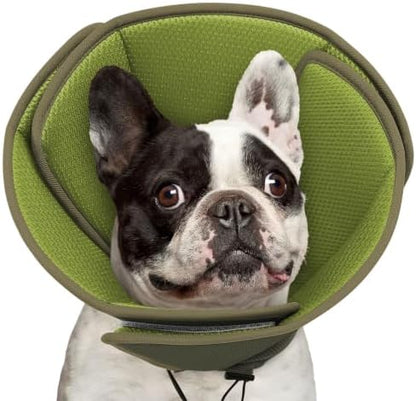 Queenmore Soft Dog Cone for Small Dogs, Adjustable Comfy Dog Cone Collar