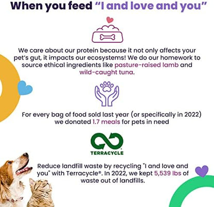 I AND LOVE AND YOU Nice Jerky Bites - Chicken + Salmon - Grain Free, Real Beef, Training Treat, Chewy Dog Treats, Filler Free, 4oz (Pack of 2)