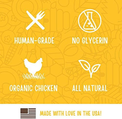 Full Moon USDA Organic Chicken Training_Treats Healthy All Natural Dog Treats Human Grade_Treats, 6 Ounce,175 Count (Pack of 2)