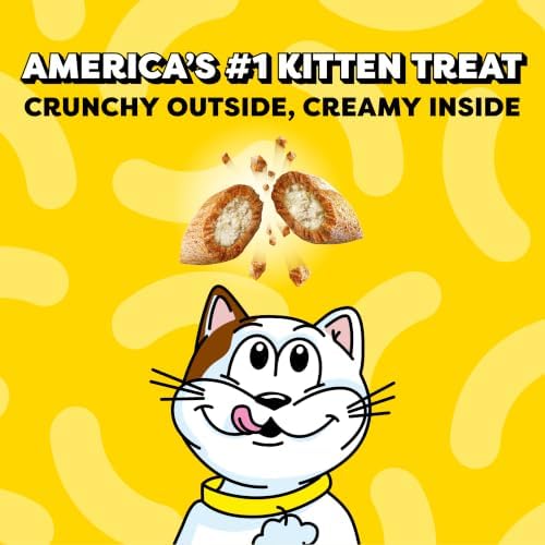 Temptations Kitten Crunchy Cat Treats, Chicken & Dairy, 3 oz, 12 Pack