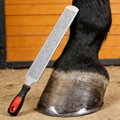 13" Hoof Rasp,Farrier Rasp,Farrier Tools with Rubber Handle