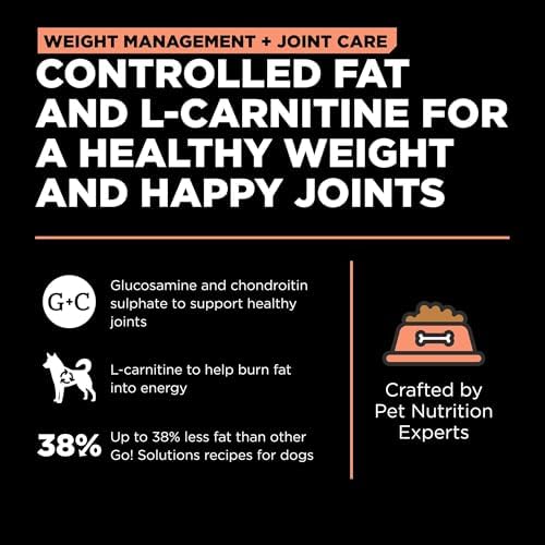 Go! Solutions Weight Management + Joint Care Salmon Dry Dog Food, 22 lb