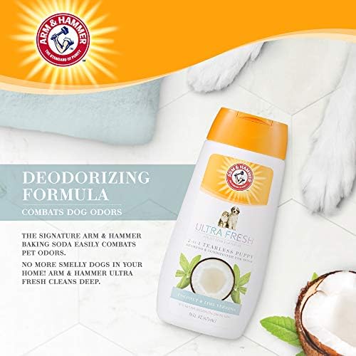 Arm & Hammer Tearless Puppy Shampoo, Coconut Lime Verbena, 16 Fl Oz