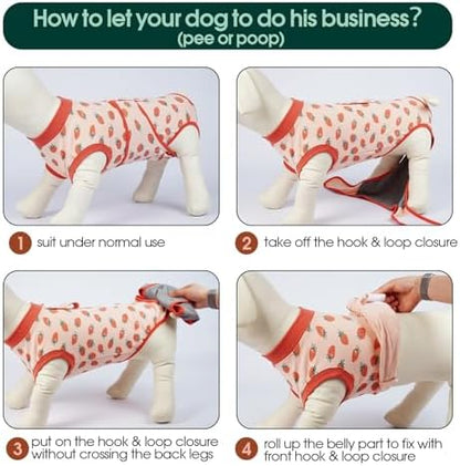 Kuoser Recovery Suit for Dogs After Surgery, Female Dog Onesie for Surgery