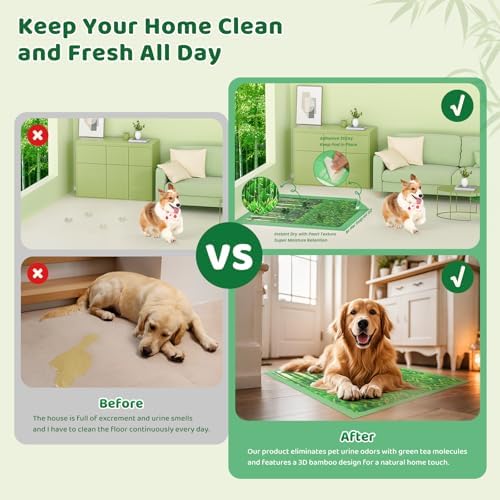 Puppy Pads XL 240 Count - 28"x34" with Adhesive Tabs