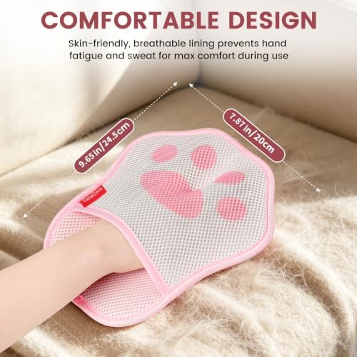 CareCove Reusable Electrostatic Pet Hair Removal Glove for Cats & Dogs