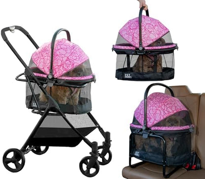 Pet Gear 3-in-1 Travel System View 360 Stroller, Flowering Fields