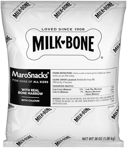 Milk-Bone MaroSnacks Small Dog Treats, 2 (38 Oz.) Refill Bags