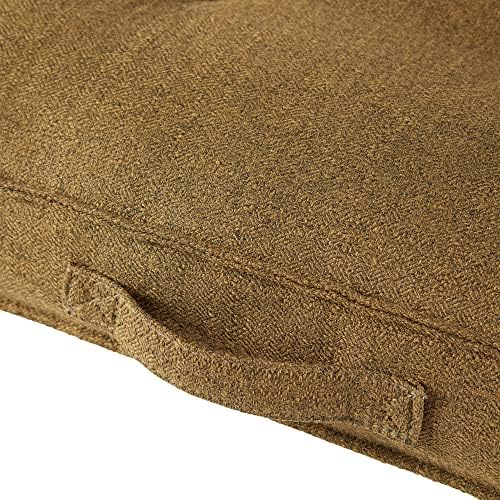 Happy Hounds Milo Square Tufted Pillow Dog Bed, Moss, Medium (32" x 32")