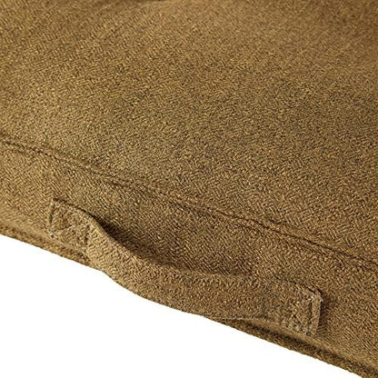 Happy Hounds Milo Square Tufted Pillow Dog Bed, Moss, Medium (32" x 32")