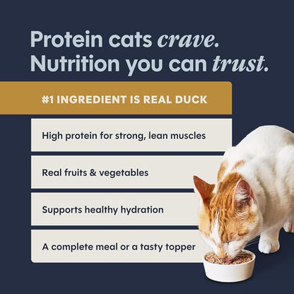 Instinct Original Pate Wet Cat Food, Grain Free Recipe - Real Duck, 5.5 Ounce (Pack of 12)