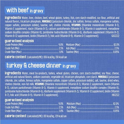 Purina Friskies Wet Cat Food Variety Pack, Shreds, 48 ct Cans