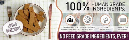 Pet Jerky Factory Premium Chicken and Sweet Potato 5 oz. Dog Jerky Treats |100% Human Grade | USA Made | High Protein | Low Fat | Grain Free | Limited Ingredients | BHA-BHT Free | Soft-Tender