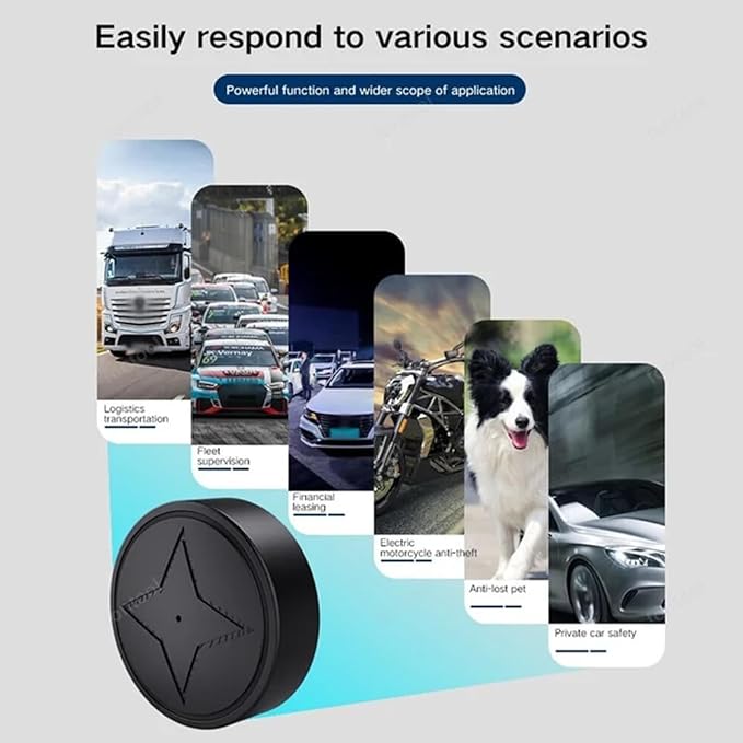 GPS Tracker for Vehicles, No Subscription, GPS Strong Magnetic Vehicle Anti-Lost Tracker, Smallest Locator Real Time, Anti-Theft Micro GPS Tracking Device with Free App, 2026 Upgraded (Model PG12-6)