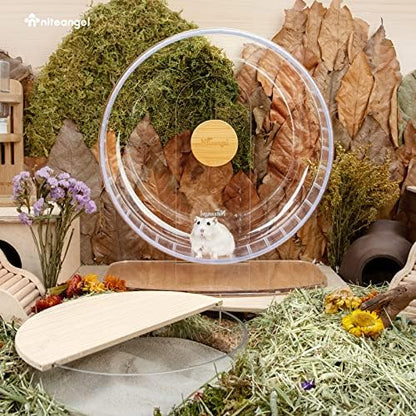 Niteangel Super-Silent Hamster Exercise Wheel: Quiet 12.8" Running Wheel