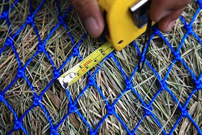 T TEKE Ultra Slow Hay Feeder hay nets, 1" Holes, Hay Bags for Horse, Goats (Pack of 2)