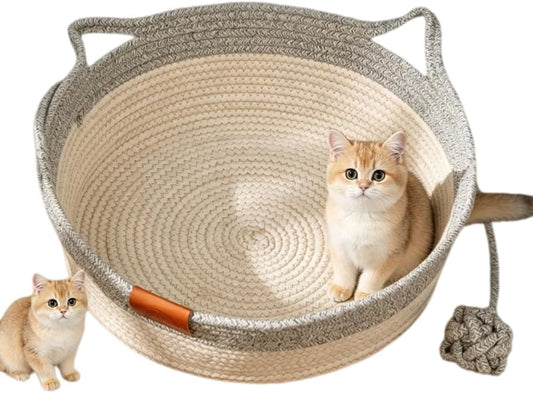 Instinct Basket | Meet The First Research-Backed Natural Territory for Indoor Cats (Grey,M)