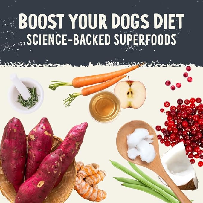 Health Extension SuperBites Freeze-Dried Raw Beef Meal Mixer for Dogs, (3.5 oz, 99.2 g) – Premium Blend with Raw Proteins and Superfoods for Optimal Nutrition