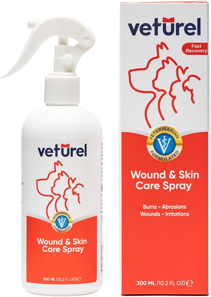 Veturel | Gentle Dog Hot Spot Care - Cat and Dog Skin Care10.2 oz (10 Oz)