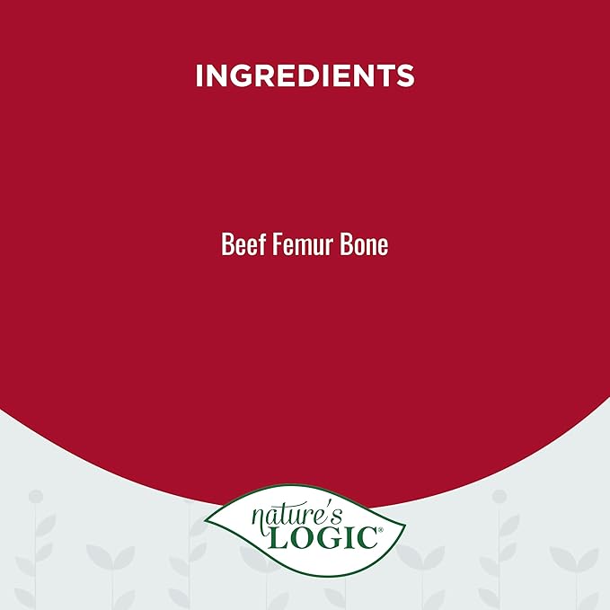 Natures Logic 858155001515 Sliced Beef Femur Treat, One Size