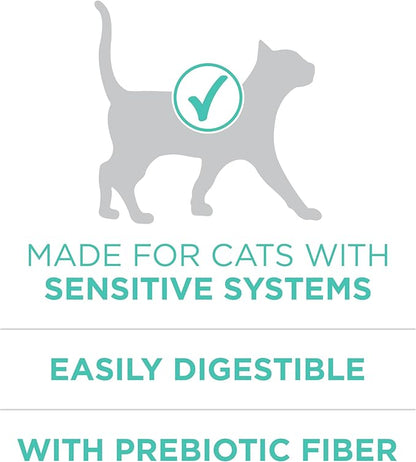 Purina ONE Sensitive Stomach, Sensitive Skin, Natural Dry Cat Food, +Plus Sensitive Skin and Stomach Formula - 7 lb. Bag