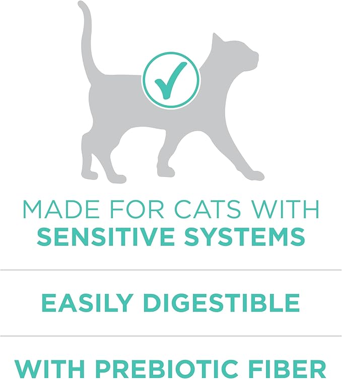 Purina ONE Sensitive Stomach, Sensitive Skin, Natural Dry Cat Food, +Plus Sensitive Skin and Stomach Formula - 22 lb. Bag