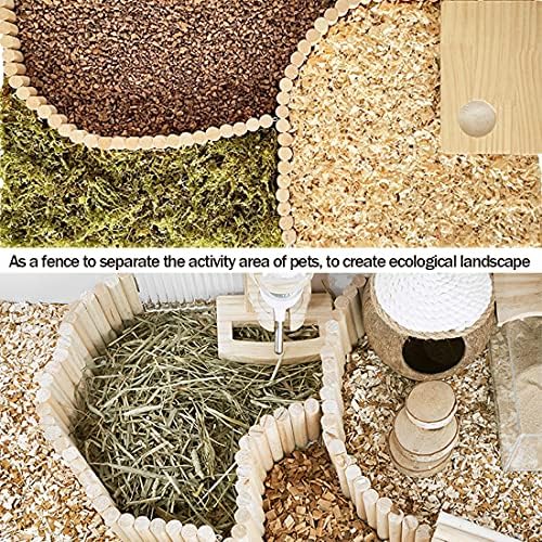 15.7x2.4In Wood Hamster Bridge Climb Toys for Rat Gerbil Sugar Glider Mice
