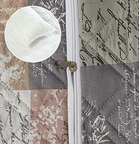 Brilliant Sunshine Latte Grey Paris & Toile Dog Sofa Slipcover, Small