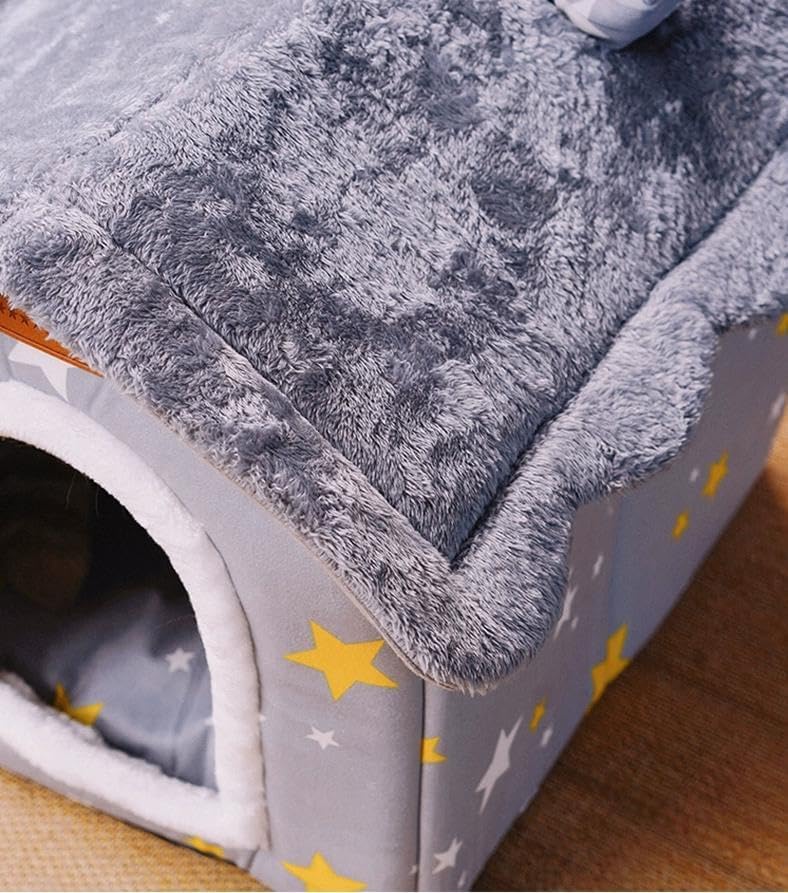 Dog House Indoor Portable Puppy Cave Cat Nest Kennel Pet Bed