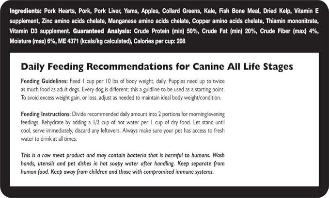 Fresh Is Best Pork Freeze Dried Dog Food – Raw Dog Food Toppers for Puppies & Adult Canines – High-Protein Freeze Dried Pork in Resealable Zipper Bag – Made in the USA – 8 oz