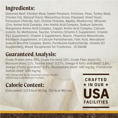 Merrick Natural Grain Free Weight Management Beef Dry Dog Food 22lb Bag
