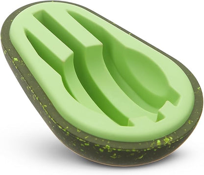 Barkbox Avocadoggo Dog Toy | Natural Rubber, Wobble Shape, Perfect for Peanut Butter & Dishwasher Safe | Dog Toy for Aggressive Chewers