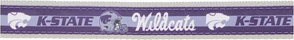 Pets First Collegiate PET Collar New Version Kansas State Wildcats Dog Collar, Size Large. Best Sports Team Color for Dogs & Cats. A Shiny & Colorful Dog & Cat Collar Licensed by The NCAA