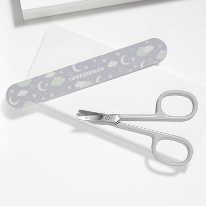 Tweezerman Baby Nail Scissors with Bear File (Color May Vary)