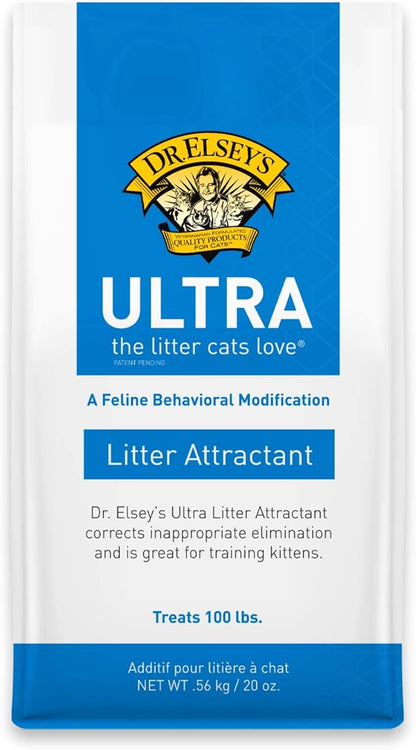 Dr. Elsey's Litter Box Attractant - Ultra Litter Attractant - 20 oz Pouch - Feline Behavior Modification & Training Tool