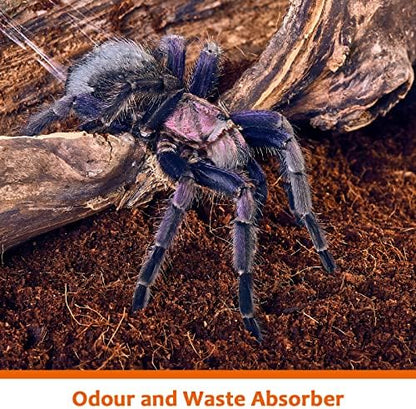 Riare 2 Pack Natural Coconut Fiber Substrate, Coco Coir Reptile Bedding