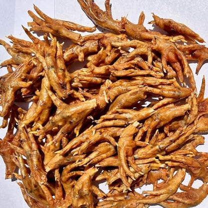 American Paws Dehydrated Chicken Feet Dog Treats, Made in USA (3 LB)
