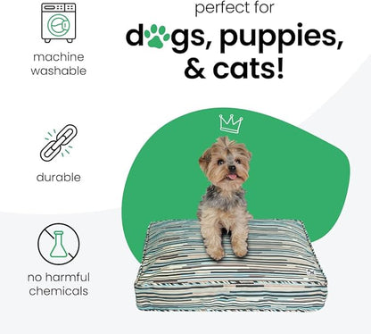 Molly Mutt Huge Dog Bed Cover - I Don’t Like Mondays Print - Measures 36" x45"x5"- 100% Cotton - Durable - Breathable - Sustainable - Machine Washable Dog Bed Cover